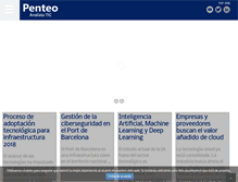 Tablet Screenshot of penteo.com
